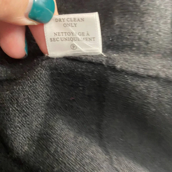 QI CASHMERE Short Sleeve Sequin Disco Beaded Dress in‎ Black Size US Medium - Picture 11 of 11